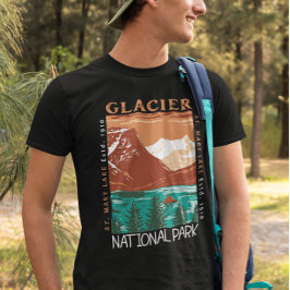 Glacier Nationaal Park Montana  Verstoord T-shirt