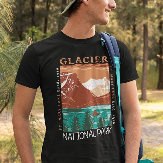 Glacier Nationaal Park Montana  Verstoord T-shirt