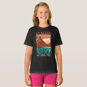 Glacier Nationaal Park Montana  Verstoord T-shirt (Voorkant volledig)