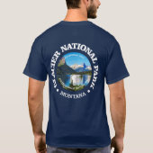 Glacier Nationaal Park (rd)2 T-shirt (Achterkant)