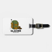 Glacier National Park Backpack Bagagelabel (Voorkant horizontaal)