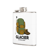 Glacier National Park Backpack Heupfles (Links)