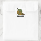 Glacier National Park Backpack Vierkante Sticker (Tas)