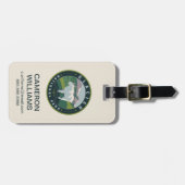 Glacier National Park Bagagelabel (Voorkant horizontaal)