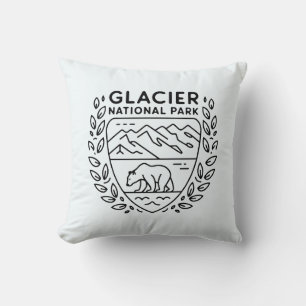 Glacier National Park Beer Embleem Kussen