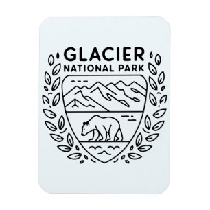 Glacier National Park Beer Embleem Magneet