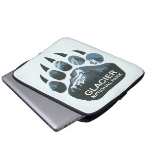Glacier National Park Beer Paw Laptop Sleeve