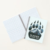Glacier National Park Beer Paw Notitieboek (Binnen)