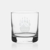 Glacier National Park Beer Paw Whisky Glas (Achterkant)