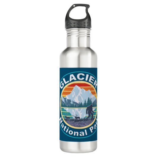Glacier National Park Bigfoot Waterfles (Voorkant)