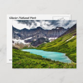 Glacier National Park briefkaart (Voorkant / Achterkant)