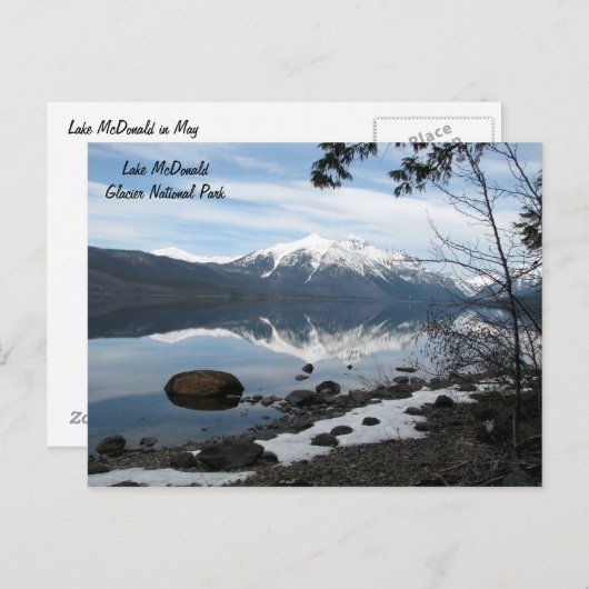 Glacier National Park Briefkaart (Voorkant / Achterkant)