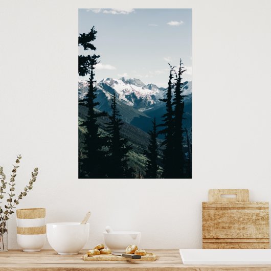 Glacier National Park, British Columbia, Canada Poster (Keuken)