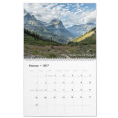 Glacier National Park Calendar Kalender (Feb 2027)