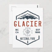 Glacier National Park Canada  Briefkaart (Voorkant / Achterkant)