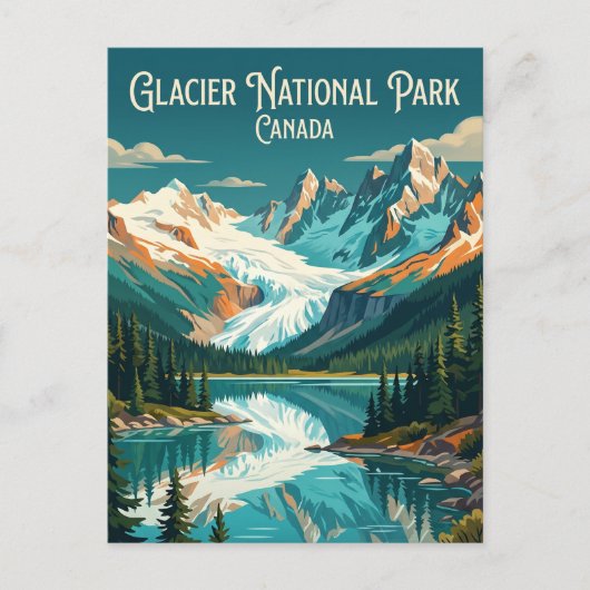 Glacier National Park Canada Briefkaart (Voorkant)