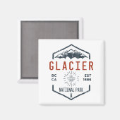 Glacier National Park Canada  Magneet (Voorkant / Achterkant)