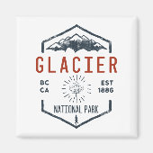Glacier National Park Canada Magneet (Voorkant)