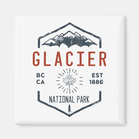 Glacier National Park Canada  Magneet (Voorkant)