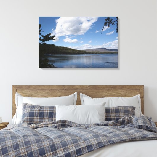 Glacier National Park. Canvas Afdruk (Insitu (Slaapkamer))