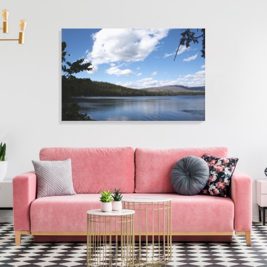 Glacier National Park. Canvas Afdruk (Insitu (Woonkamer))