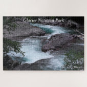 Glacier National Park Curving Stream Foto Legpuzzel (Horizontaal)