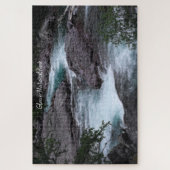 Glacier National Park Curving Stream Foto Legpuzzel (Verticaal)
