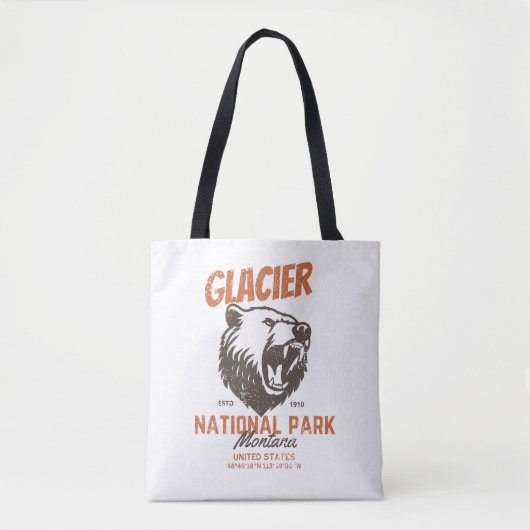 Glacier National Park, een Canvas tas (Voorkant)
