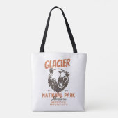 Glacier National Park, een Canvas tas (Achterkant)