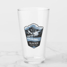 Glacier National Park-embleem Glas