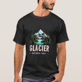 Glacier National Park Familie Road Trip Funny Road T-shirt (Voorkant)