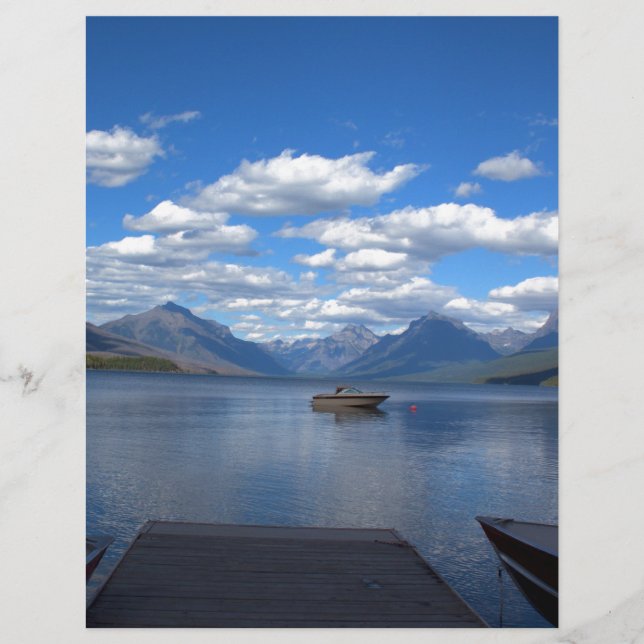 Glacier National Park-fotografie. (Voorkant)