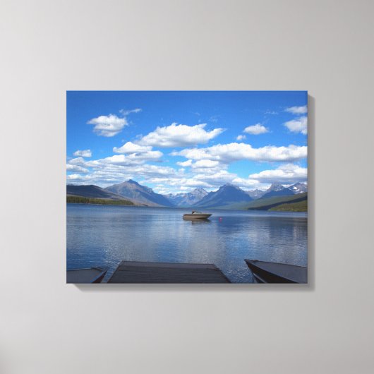Glacier National Park fotografie Canvas Afdruk (Voorkant)
