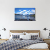 Glacier National Park fotografie Canvas Afdruk (Insitu (Slaapkamer))