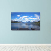 Glacier National Park fotografie Canvas Afdruk (Insitu (Houten vloer))