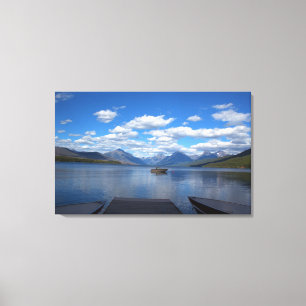Glacier National Park fotografie Canvas Afdruk