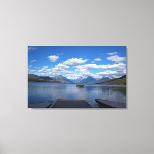 Glacier National Park fotografie Canvas Afdruk (Voorkant)