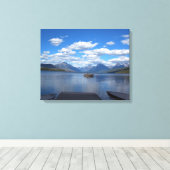 Glacier National Park fotografie Canvas Afdruk (Insitu (Houten vloer))