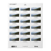 Glacier National Park-fotografie. Etiket (Full Sheet)