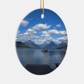 Glacier National Park-fotografie. Keramisch Ornament (Rechts)