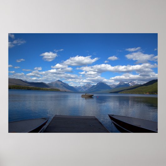 Glacier National Park-fotografie. Poster (Voorkant)
