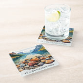 Glacier National Park Glass Onderzetter Glazen Onderzetter (Schuin)