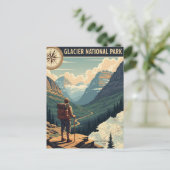 Glacier National Park Going-to-the-sun road Briefkaart (Staand voorkant)