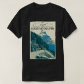 Glacier National Park Going to the Sun Road T-shirt (Design voorkant)