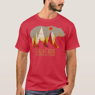 Glacier National Park Grizzly Beer Montana T-shirt