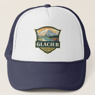 Glacier National Park Illustratie Reizen  Trucker Pet