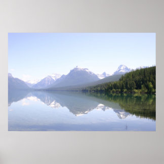 Glacier National Park Lake McDonald Reflections Poster