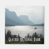 Glacier National Park Landscape Foto Magneet (Voorkant)