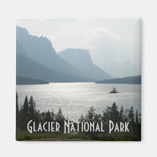 Glacier National Park Landscape Foto Magneet (Voorkant)
