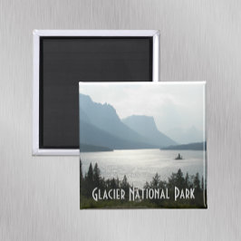 Glacier National Park Landscape Foto Magneet